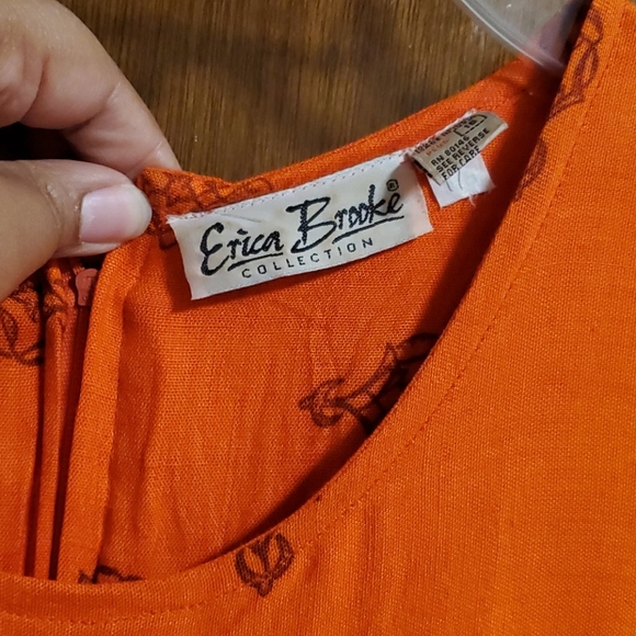 African print dress with slit - Picture 2 of 3